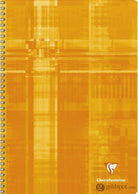 Clairefontaine Wirebound Graph Notebook in Assorted Colors - 6 x 8.25 Notebook