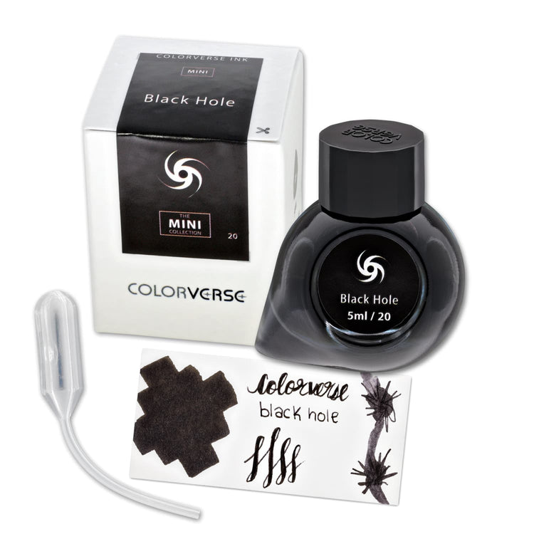 Colorverse Astrophysics Mini Bottled Ink in Black Hole - 5mL Bottled Ink