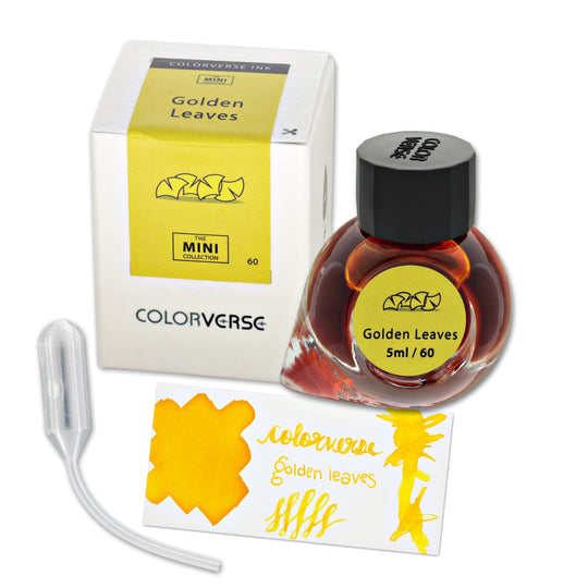 Colorverse Earth Edition Mini Bottled Ink in Golden Leaves - 5mL