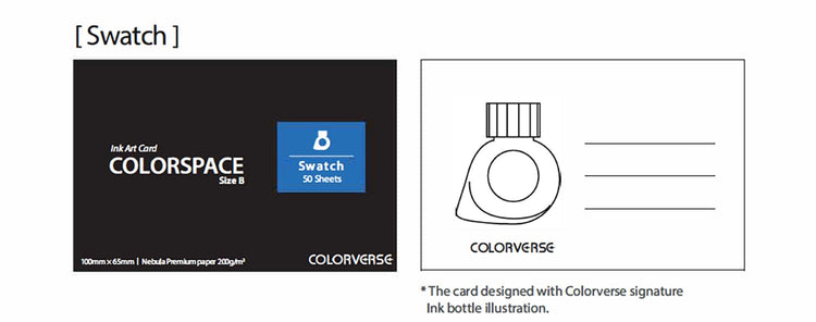 Colorverse Ink Swatch Card in Swatch Swatch Card
