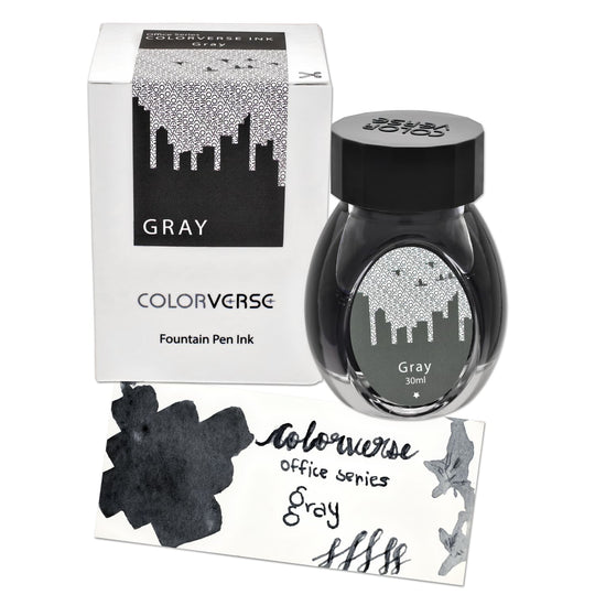 Colorverse Office Series Bottled Ink in Gray - 30mL