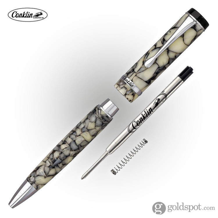 Conklin Duragraph Ballpoint Pen in Cracked Ice Ballpoint Pen