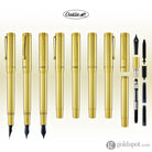 Conklin Duragraph Metal Fountain Pen in Gold Fountain Pen