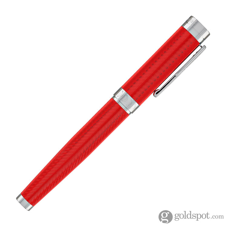 Conklin Herringbone Signature Fountain Pen in Red Fountain Pen
