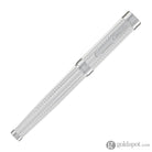 Conklin Herringbone Signature Fountain Pen in Silver Fountain Pen