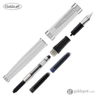 Conklin Herringbone Signature Fountain Pen in Silver Fountain Pen
