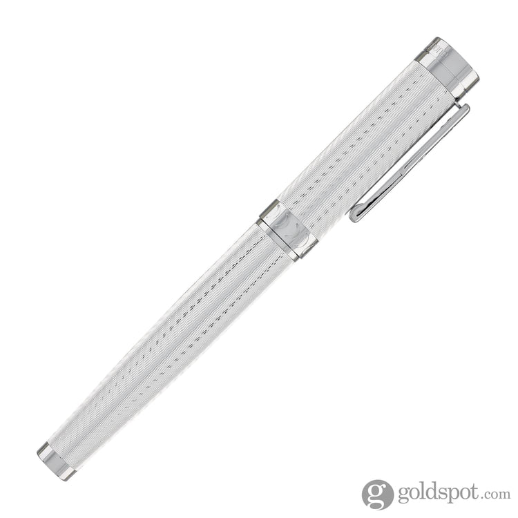 Conklin Herringbone Signature Fountain Pen in Silver Fountain Pen