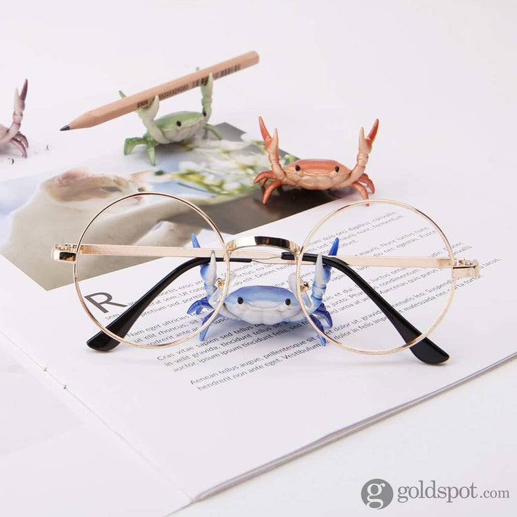 Crab Pen Holder in Green Accessory