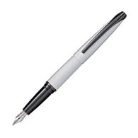 Cross ATX Fountain Pen in Brushed Chrome with Etched Diamond Pattern