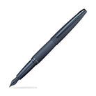 Cross ATX Fountain Pen in Sandblasted Dark Blue PVD with Etched Diamond Pattern Fountain Pen