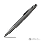 Cross ATX Fountain Pen in Sandblasted Titanium Gray PVD with Etched Diamond Pattern Fountain Pen