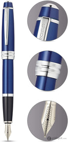 Cross Bailey Blue Lacquer Medium Fountain Pen Fountain Pen