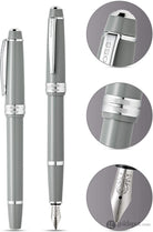 Cross Bailey Light Fountain Pen in Polished Gray Resin Fountain Pen