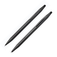Cross Classic Century Ballpoint Pen & 0.7mm Mechanical Pencil Set in Black PVD with Micro Knurl Grip