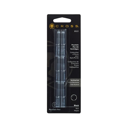 Cross Ink Cartridges in Black - Pack of 6