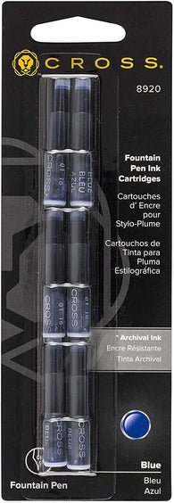 Cross Ink Cartridges in Blue - Pack of 6