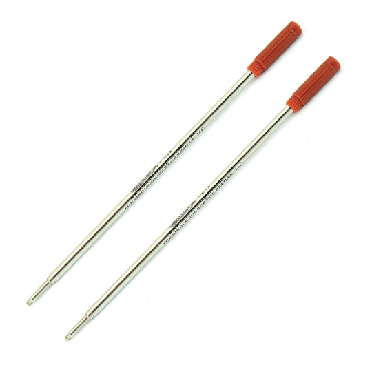 Cross Soft Roll Ballpoint Pen Refill in Brown - Medium Point - Pack of 2
