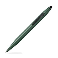 Cross Tech 2 Ballpoint Pen in Matte Green with Touch Screen Stylus