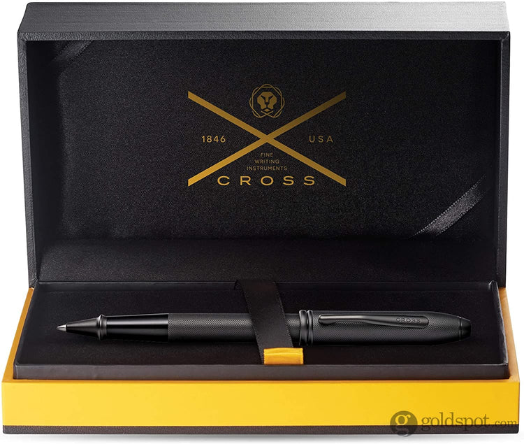 Cross Townsend Ballpoint Pen in Black Micro Knurl Ballpoint Pen