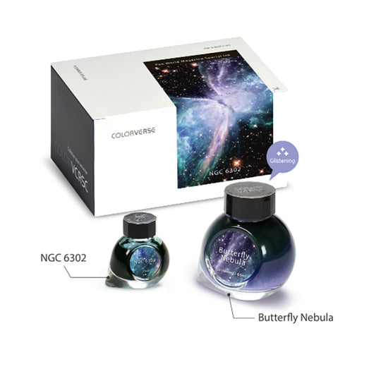 Colorverse Bottled Ink in Butterfly Nebula & NGC 6302 - 2 Bottle Set (65ml+15ml)