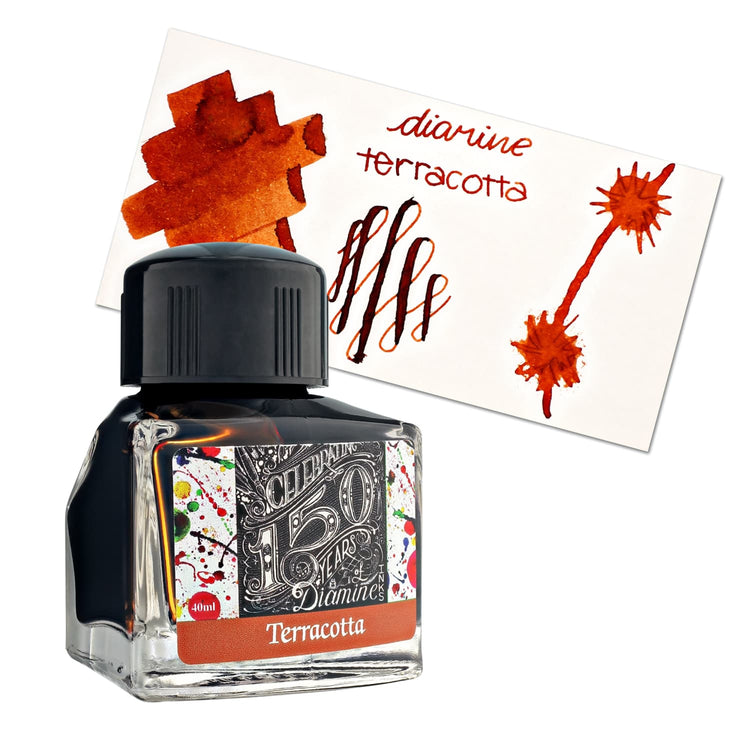Diamine 150th Anniversary Bottled Ink in Terracotta - 40 mL Bottled Ink