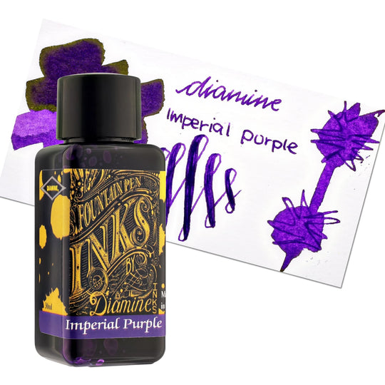 Diamine Bottled Ink and Cartridges in Imperial Purple