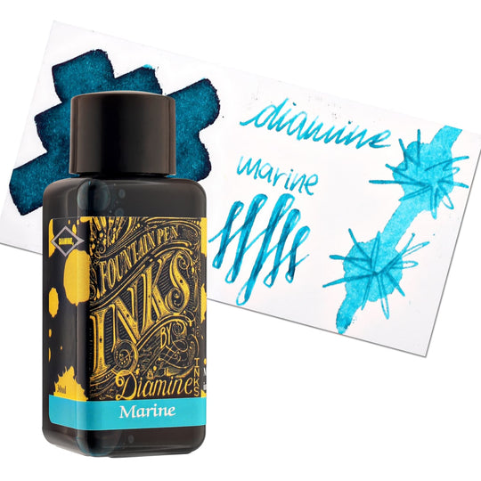 Diamine Bottled Ink and Cartridges in Marine