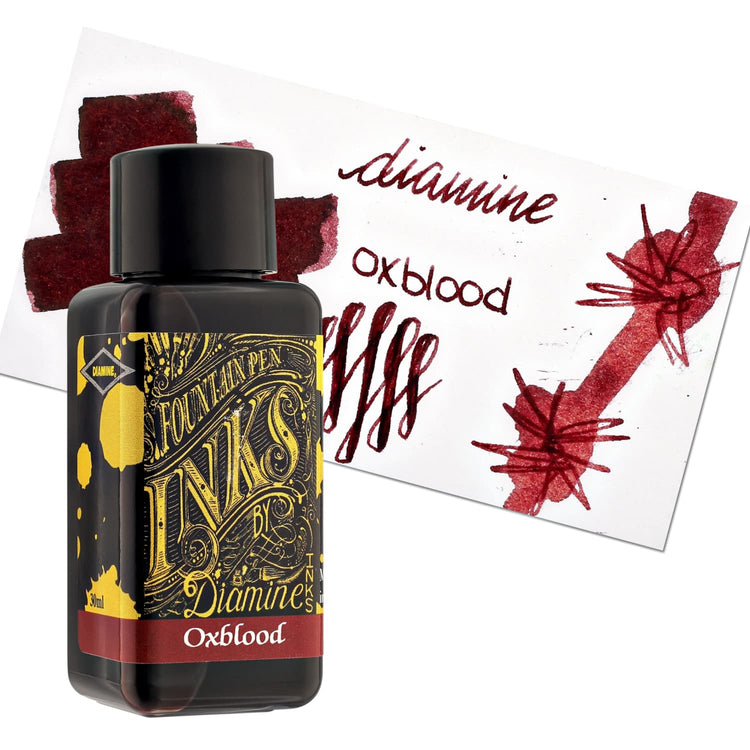 Diamine Bottled Ink and Cartridges in Oxblood Bottled Ink