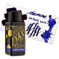 Diamine Bottled Ink and Cartridges in Oxford Blue