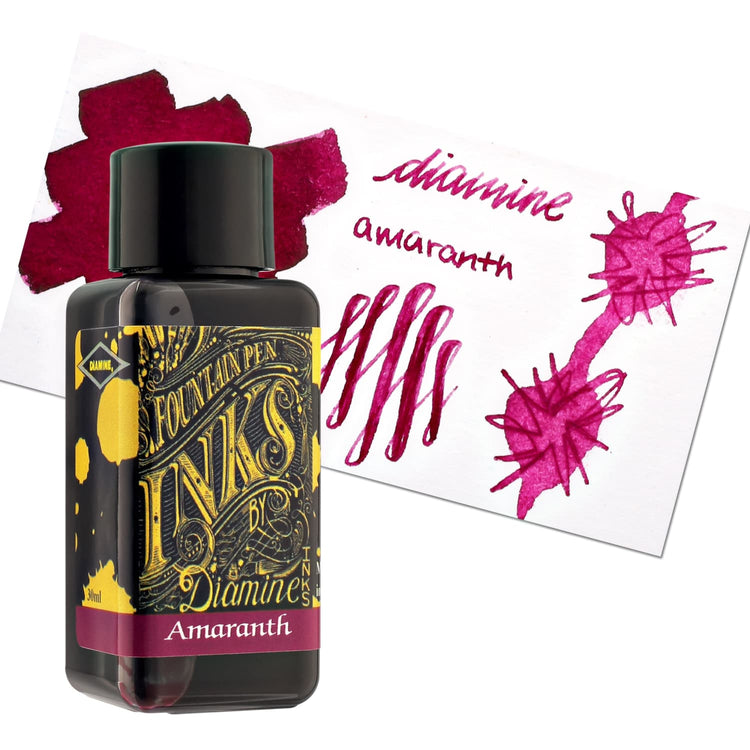 Diamine Bottled Ink in Amaranth Pink Bottled Ink