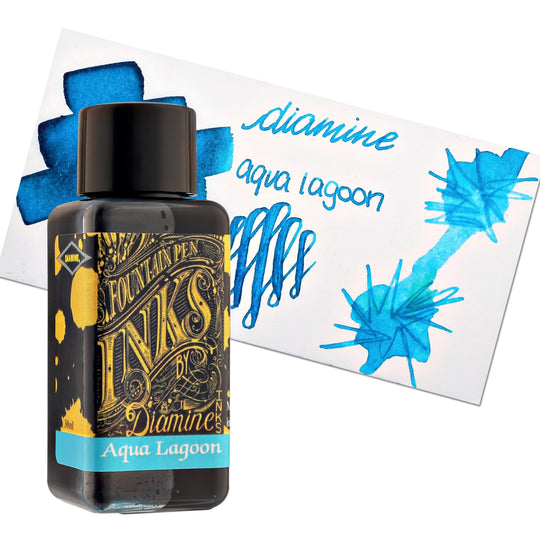 Diamine Bottled Ink in Aqua Lagoon