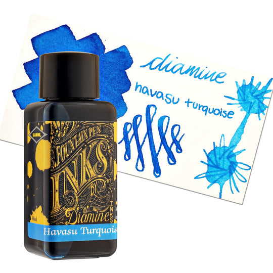 Diamine Bottled Ink in Havasu Turquoise