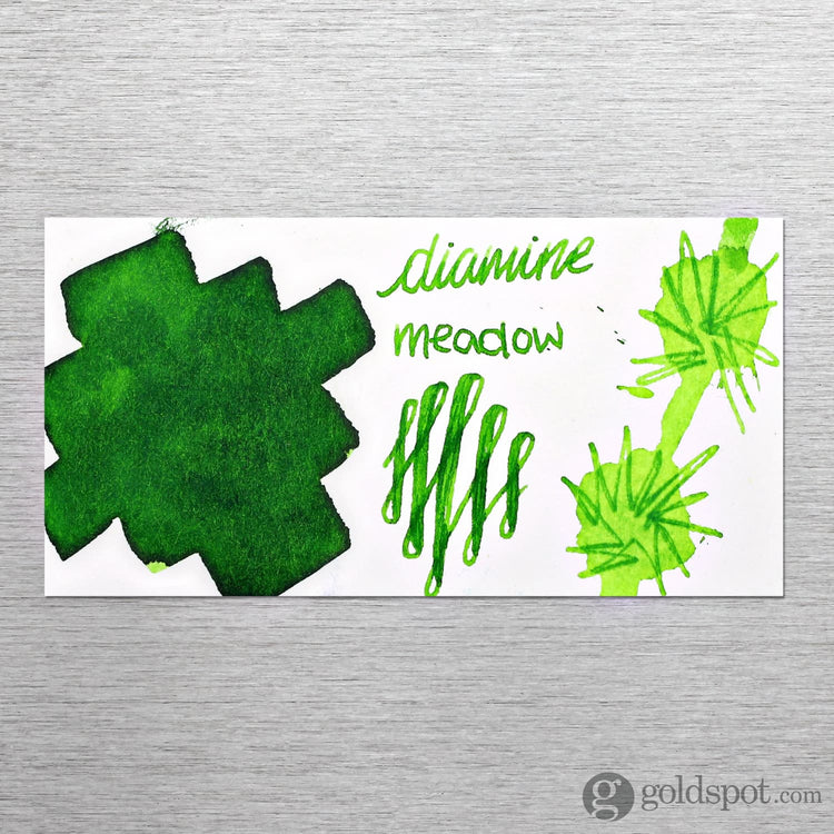 Diamine Bottled Ink in Meadow Green Bottled Ink