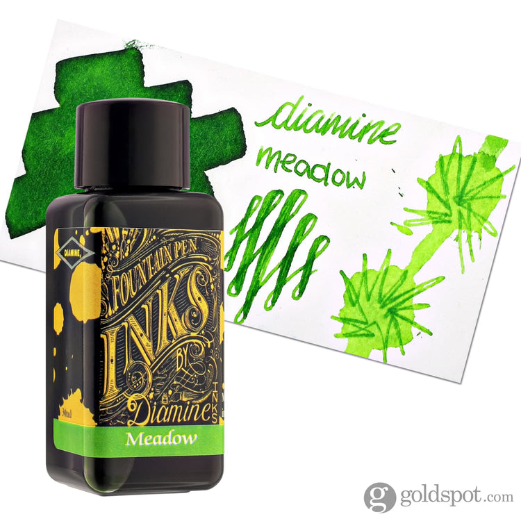 Diamine Bottled Ink in Meadow Green 30ml Bottled Ink