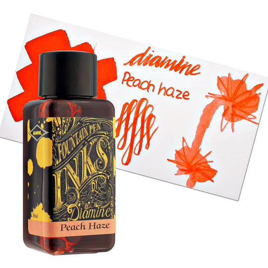 Diamine Bottled Ink in Peach Haze