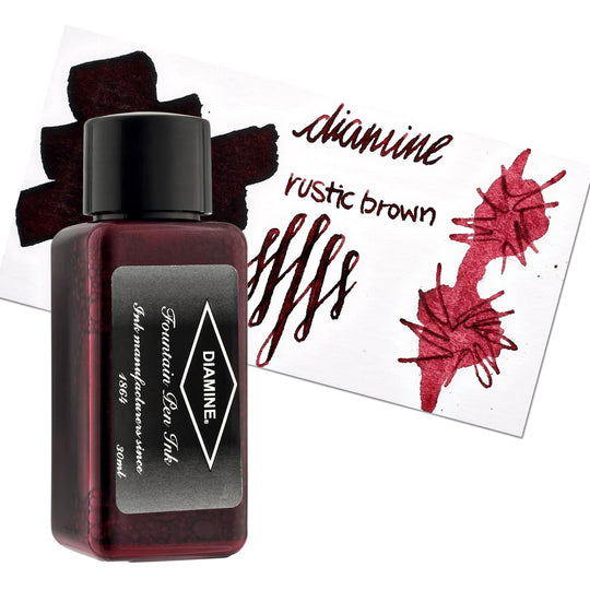 Diamine Bottled Ink in Rustic Brown