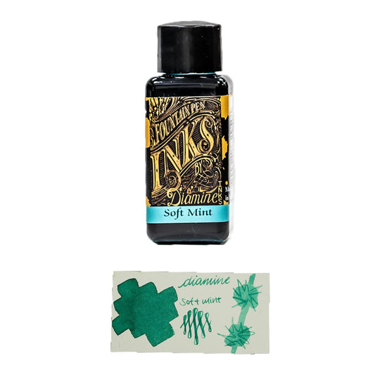 Diamine Classic Bottled Ink and Cartridges in Soft Mint Green
