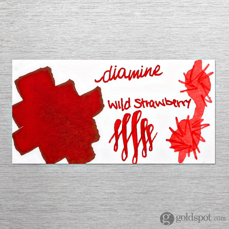 Diamine Classic Bottled Ink and Cartridges in Wild Strawberry Bottled Ink