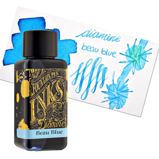 Diamine Classic Bottled Ink in Beau Blue