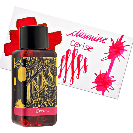 Diamine Classic Bottled Ink in Cerise Pink