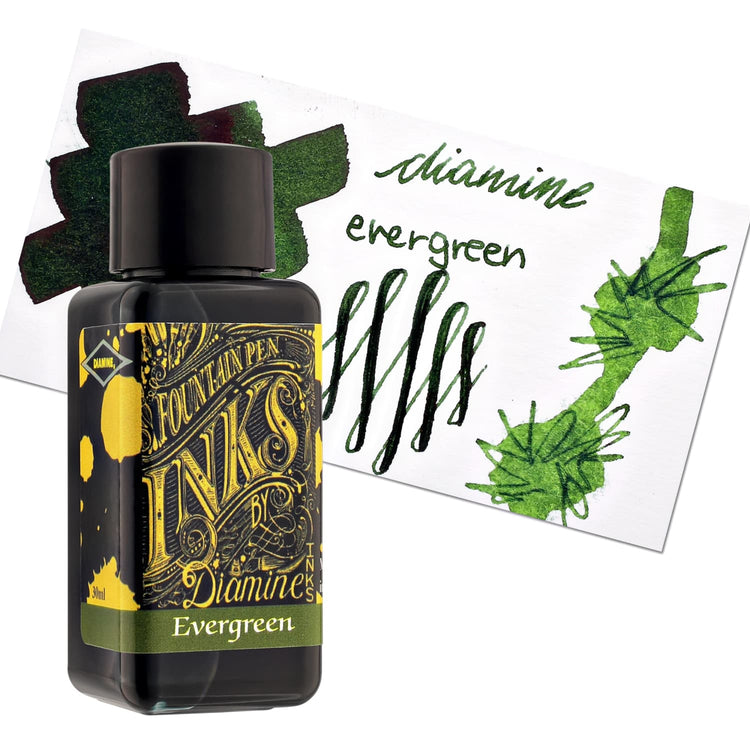 Diamine Classic Bottled Ink in Evergreen Bottled Ink