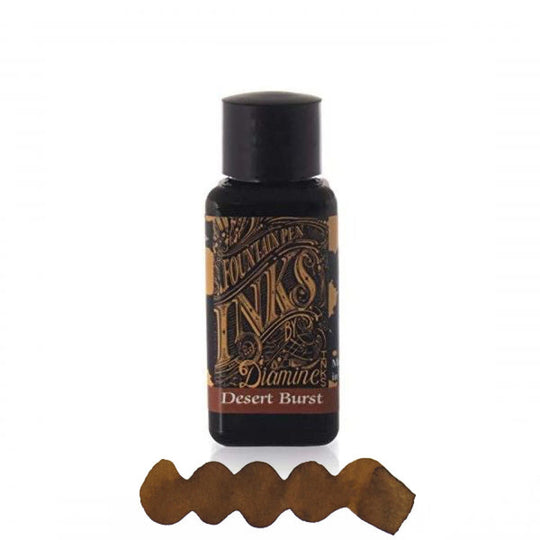 Diamine Guitar Bottled Ink in Desert Burst