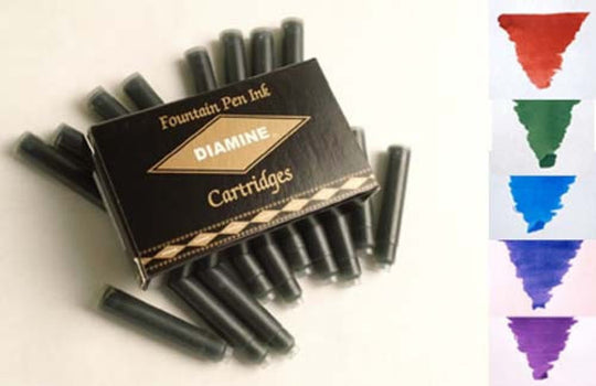Diamine Ink Cartridge in Regal 20 - Pack of 20