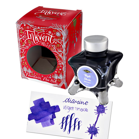 Diamine Inkvent Red Edition Standard Bottled Ink in Night Shade - 50 mL