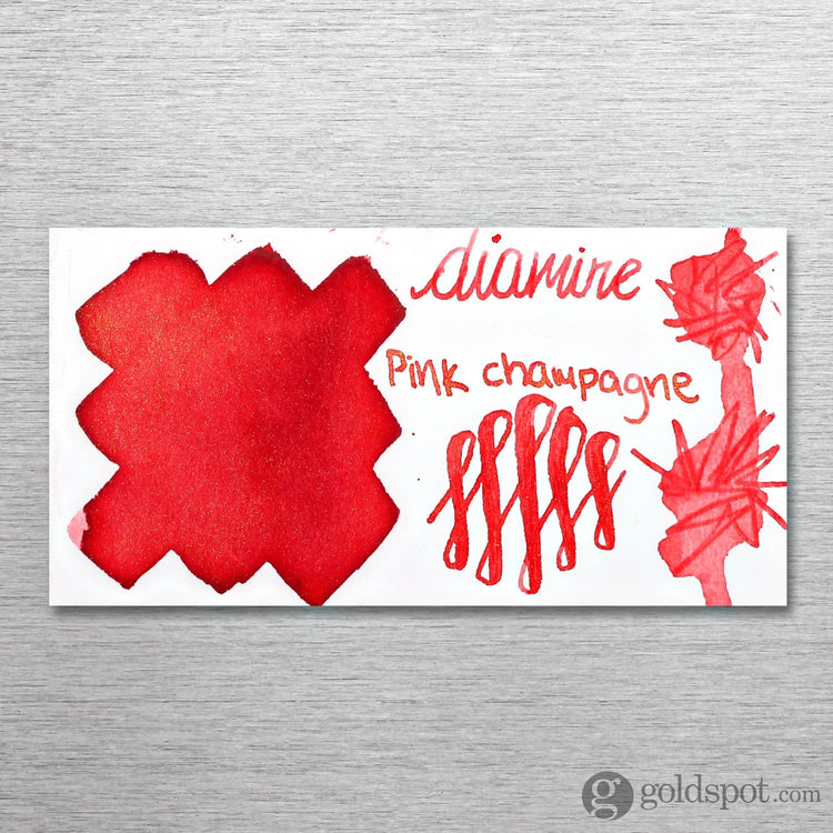 Diamine Shimmer Bottled Ink in Pink Champagne Gold - 50 mL Bottled Ink