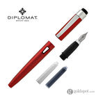 Diplomat Magnum Fountain Pen in Burned Red Fountain Pen