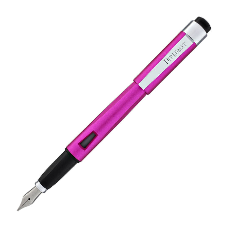 Diplomat Magnum Fountain Pen in Hot Pink Fountain Pen