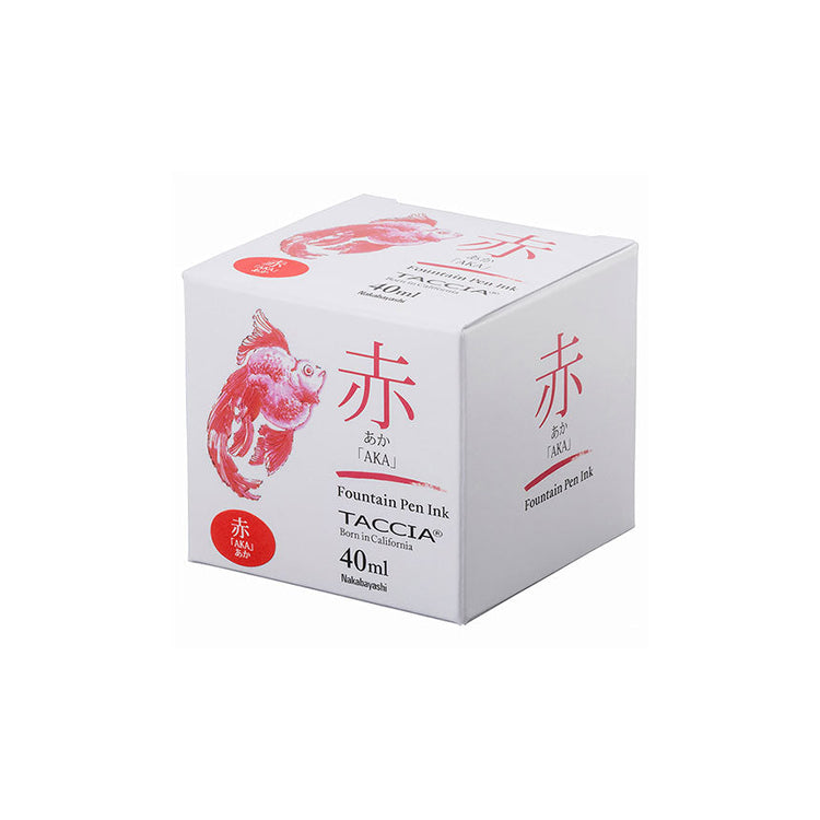 Taccia Bottled Ink in Aka Red - 40 mL Bottled Ink