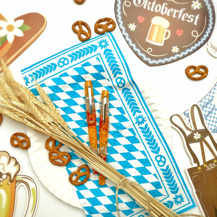 Esterbrook Camden Rollerball Pen in Oktoberfest with Palladium Trim Rollerball Pen