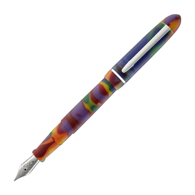 Edison Menlo Fountain Pen in Fingerpaints Stainless Steel Nib Fountain Pen